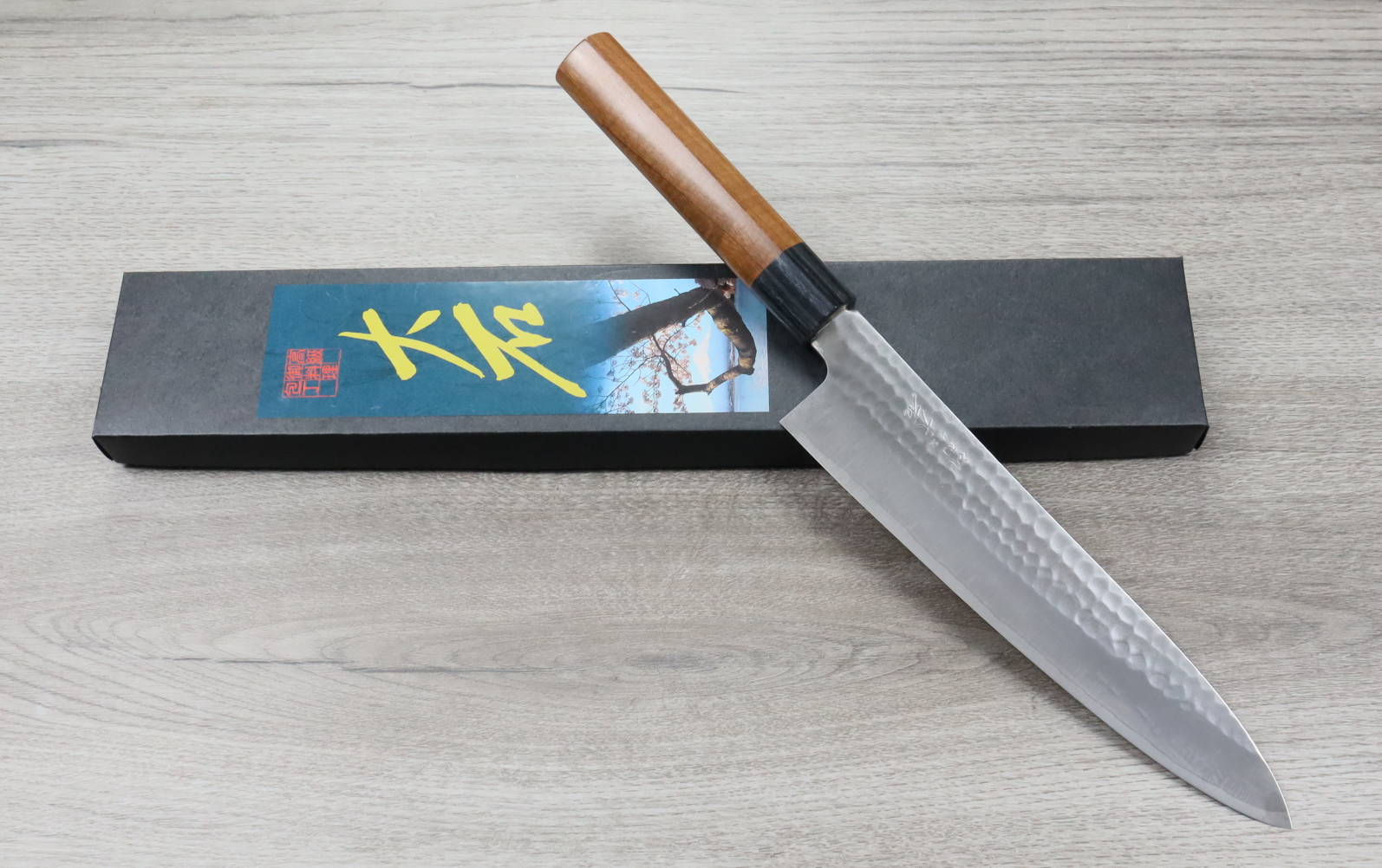 Ohishi,SLD - Migaki TsuchimeGyuto(Chef Knife)210mm